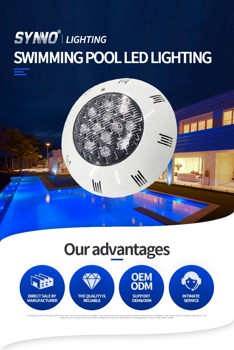 IP68 25W RGB	Floating Pool Lights Remote Surface Mounted Underwater LED Swimming Pool Light