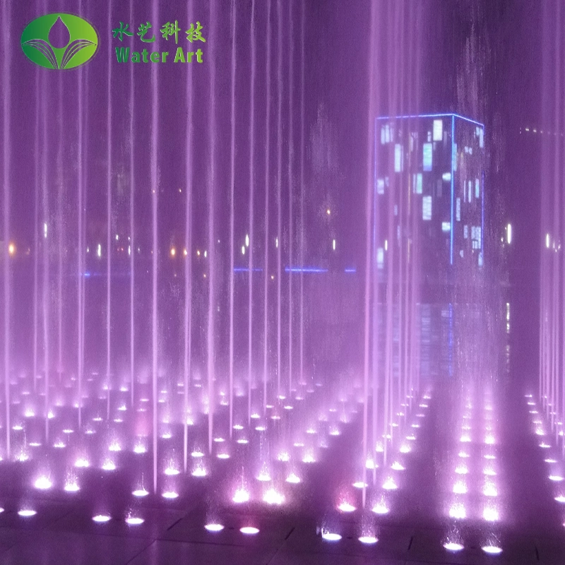 Outdoor LED Fountain Ring Light 6W 9W 12W 18W DMX Control Stainless Steel IP68 Underwater Donut Submersible RGB Fountain Lights